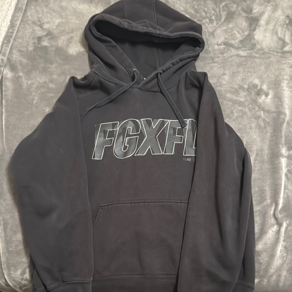 Flag Nor Fail Black Sweater FSXH Logo